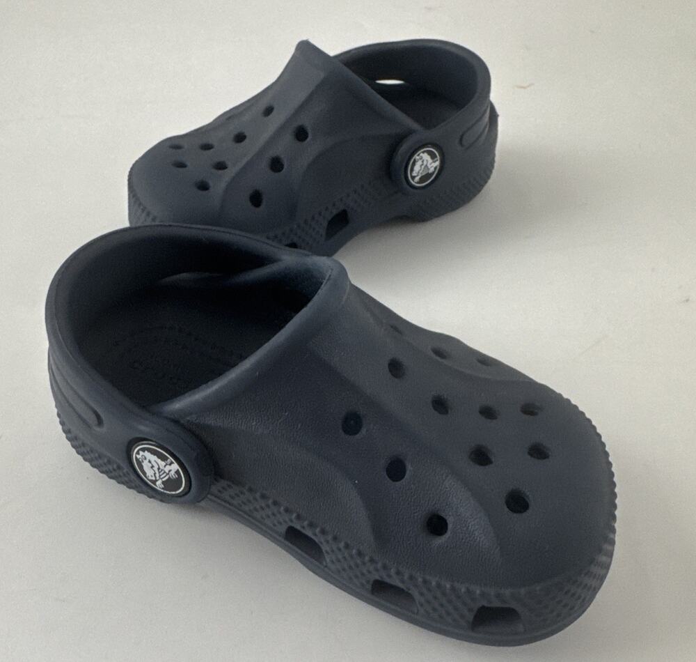 Crocs Toddler Classic Clog Blue Child 6 Toddler Shoes Washable